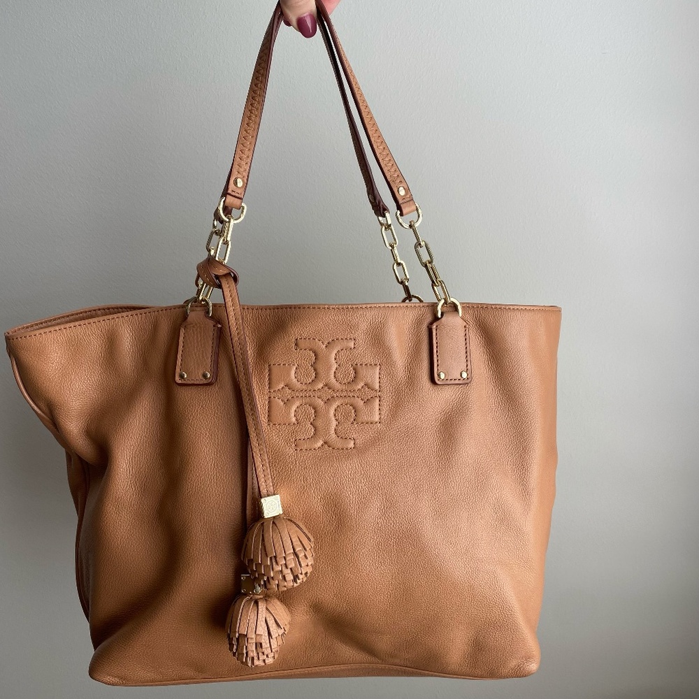 Tory Burch Tote Bag with Tassel